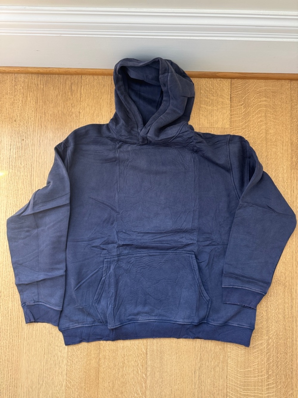 Faiable Men's Oversized Pullover Hoodie - Navy